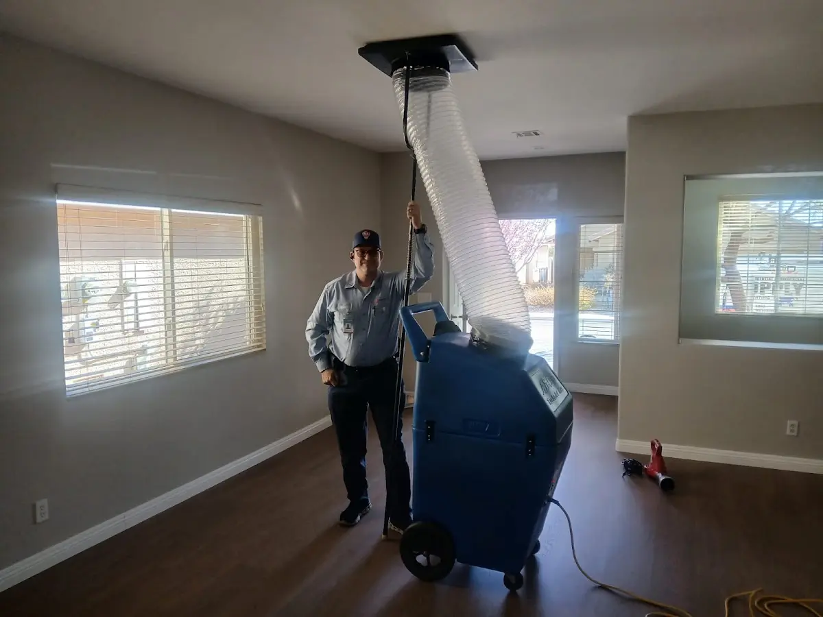 Professional Dryer Vent Cleaning work inside a Aliso Viejo home